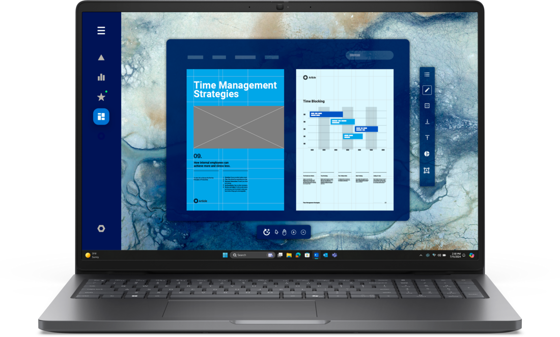 Dell Pro 16 PC16250 - Portátil 16" FHD+ - Intel Core 5 120U - 16 GB - 512 GB SSD - Windows 11 Pro - Negro