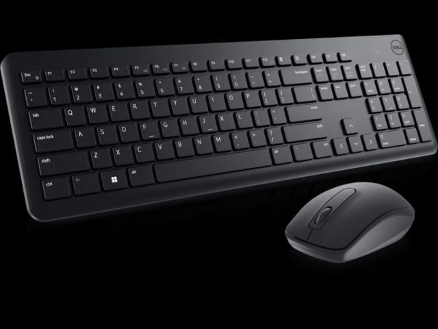 Dell KM3322W - Combo teclado y mouse inalámbrico - 2.4 GHz - QWERTY español (LATAM) - Mouse óptico 1000 DPI - Negro