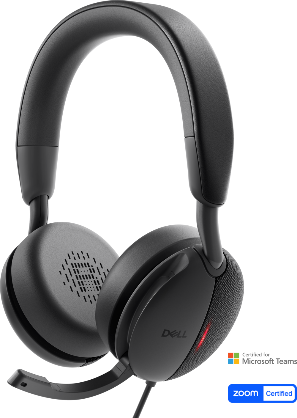 Dell Pro Plus WH5024 - Auriculares alámbricos ANC USB-C - Drivers 40 mm - 3 micrófonos AI beamforming - Certificados Teams y Zoom