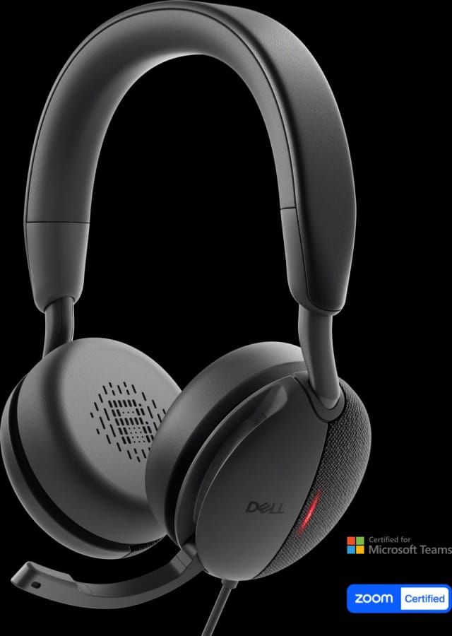 Dell Pro Plus WH5024 - Auriculares alámbricos ANC USB-C - Drivers 40 mm - 3 micrófonos AI beamforming - Certificados Teams y Zoom
