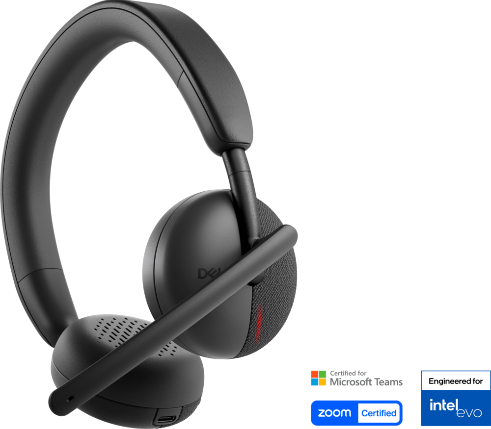 Dell Pro WL3024 - Auriculares inalámbricos Bluetooth 5.3 - Hasta 41 h de reproducción - Micrófono AI-NC - Certificados Teams y Zoom
