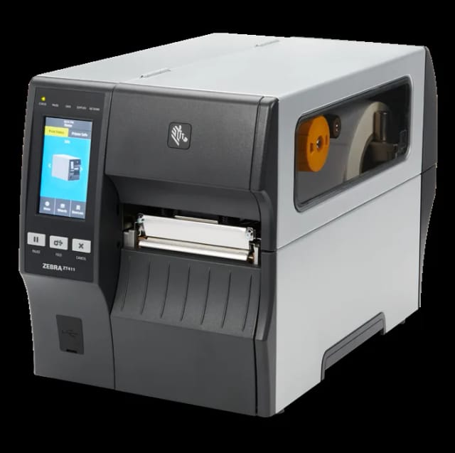 ZEBRA ZT411 TT Printer, 203 dpi, US Cord, Serial, USB, 10/100 Ethernet, Bluetooth 4.1/MFi, USB Host, EZPL